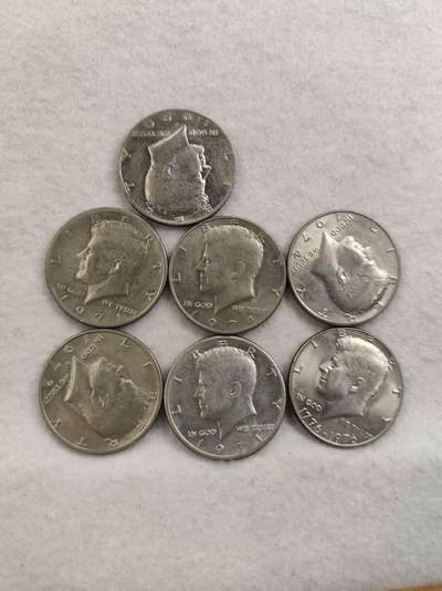 G&W世界散币，银币处理专场（第40场） - 散币7枚