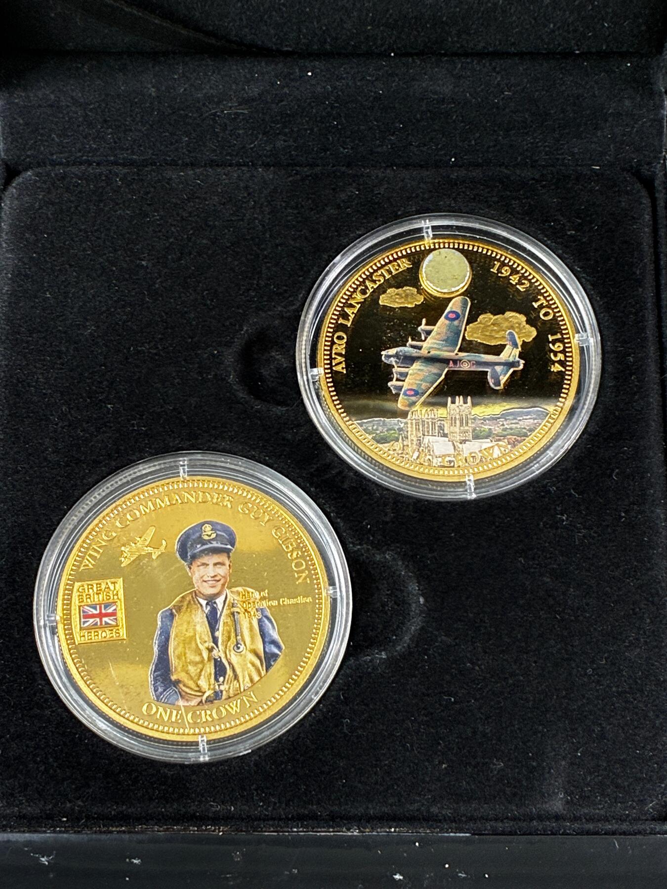 【雨安】【直播拍卖】【世界币章121期-裸币】2025-12-26 周五 19:30 保真 [现代装帧] World 2014年 1克朗 二战惩戒行动 英雄Dambuster Heroes