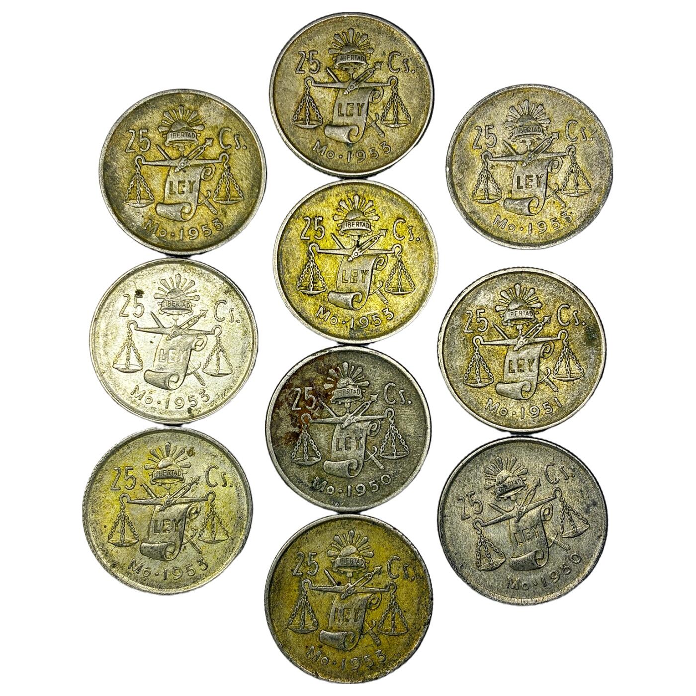 【雨安】【直播拍卖】【世界币章121期-裸币】2025-12-26 周五 19:30 保真 [裸币各国] Mexico 墨西哥 25分 天平鹰洋