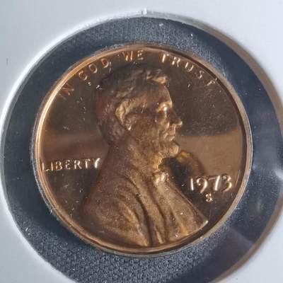 沼泽如烟--第943场 - 美国1973年一分精制币