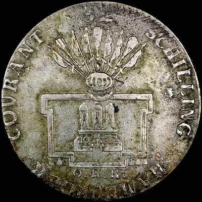 【雨安】【直播拍卖】【世界币章121期-裸币】2025-12-26 周五 19:30 保真 - [裸币德国] Germany 德国 德意志 Hamburg 32先令