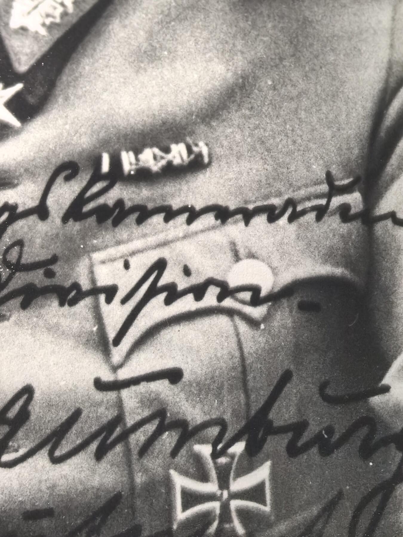 盛世勋华——号角文化勋章邮票专场拍卖第295期 德国（1939）蓝马克斯勋章获得者照片 恩斯特·绍姆堡少将 佩戴蓝马克斯勋章/一战一级铁十字勋章等