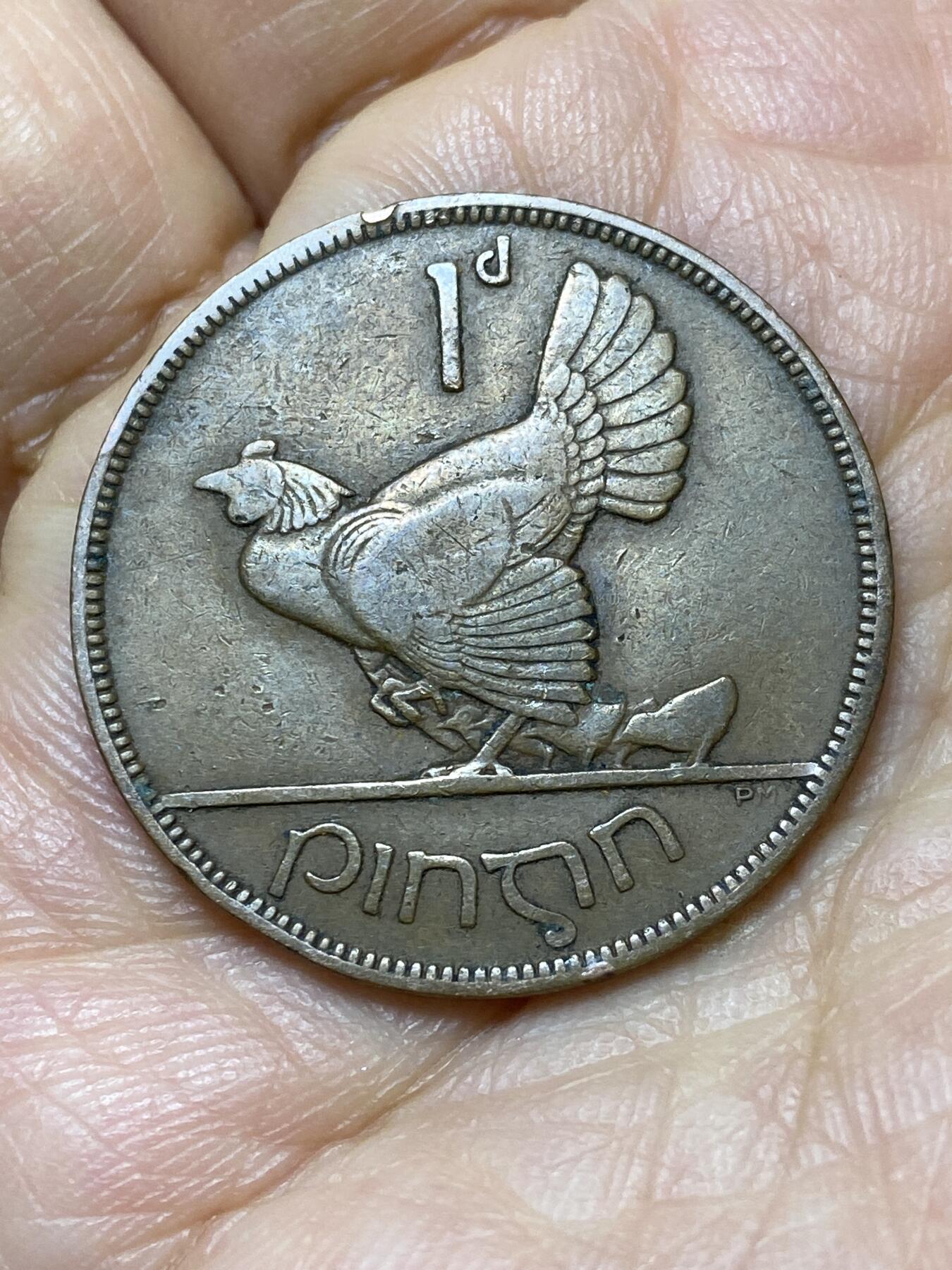 2025年第一百四十四场(总第一百七十场）品种丰富英国一线回流散币年末特拍场第一场(免佣金) 少见年份–爱尔兰1937年1便士(英辖自由邦时期，关门年)