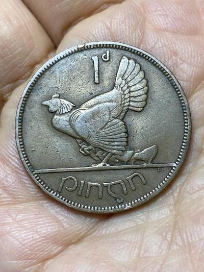 2025年第一百四十四场(总第一百七十场）品种丰富英国一线回流散币年末特拍场第一场(免佣金) - 少见年份–爱尔兰1937年1便士(英辖自由邦时期，关门年)