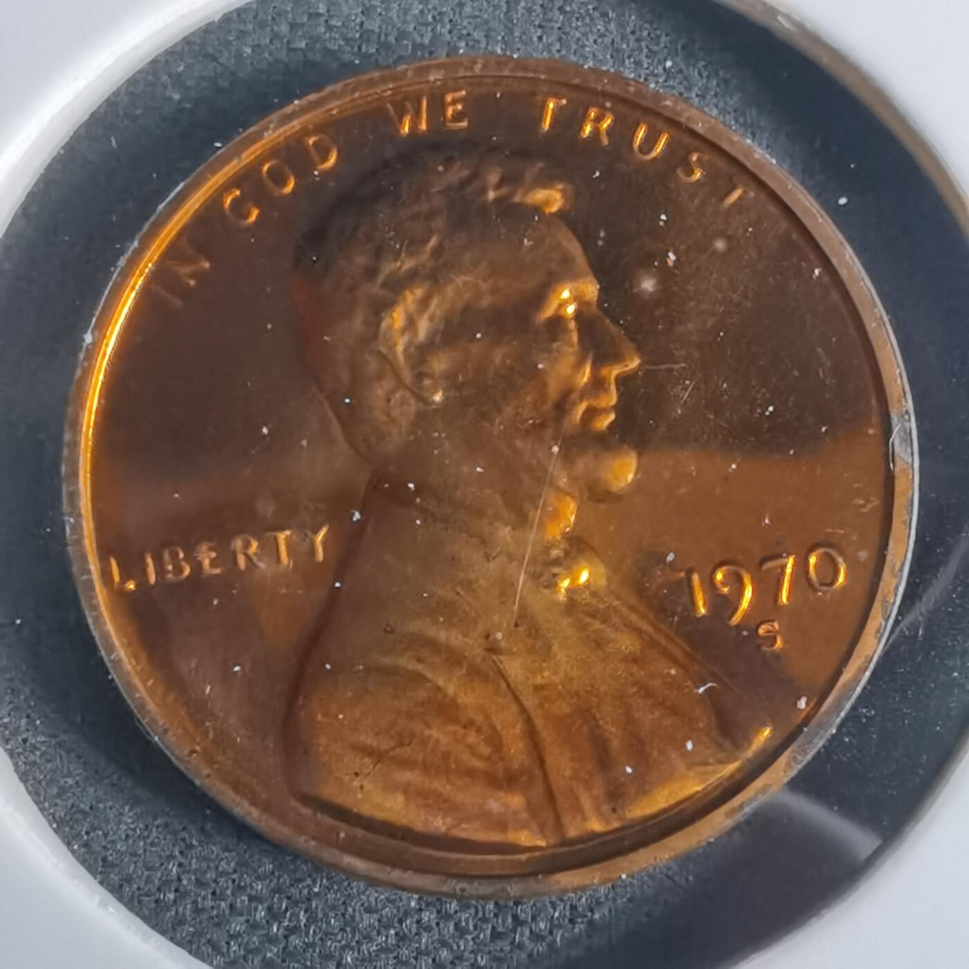 沼泽如烟--第943场 美国1970年一分精制币