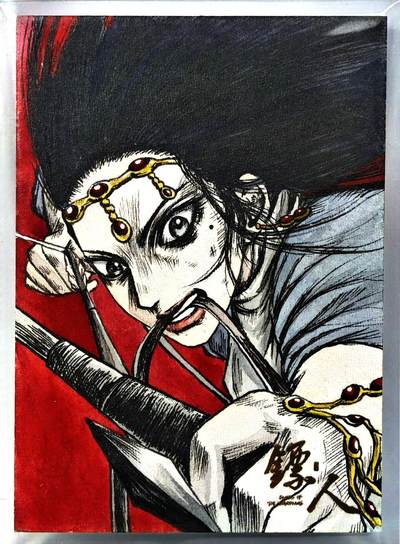 白泽拍卖卡牌手绘专场第30期（白金之夜 跨年大拍） - 2024 卡星时代手绘卡 阿育娅  交子亲签