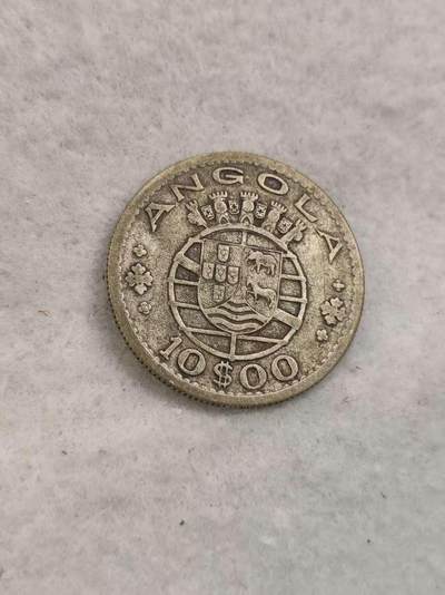 G&W世界散币，银币处理专场（第40场） - 葡属安哥拉1955年10埃斯库多  银币