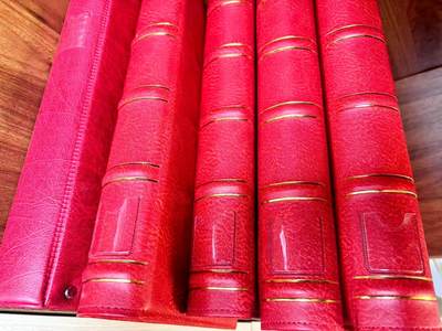 【Blue Auction】世界纸币精拍第767期——18级TOP拍卖/信誉/品质/专业/高效💫 - 【一组5本】殷氏&菲勒 钱币收藏册 含若干内页 九成新 厚重品质佳