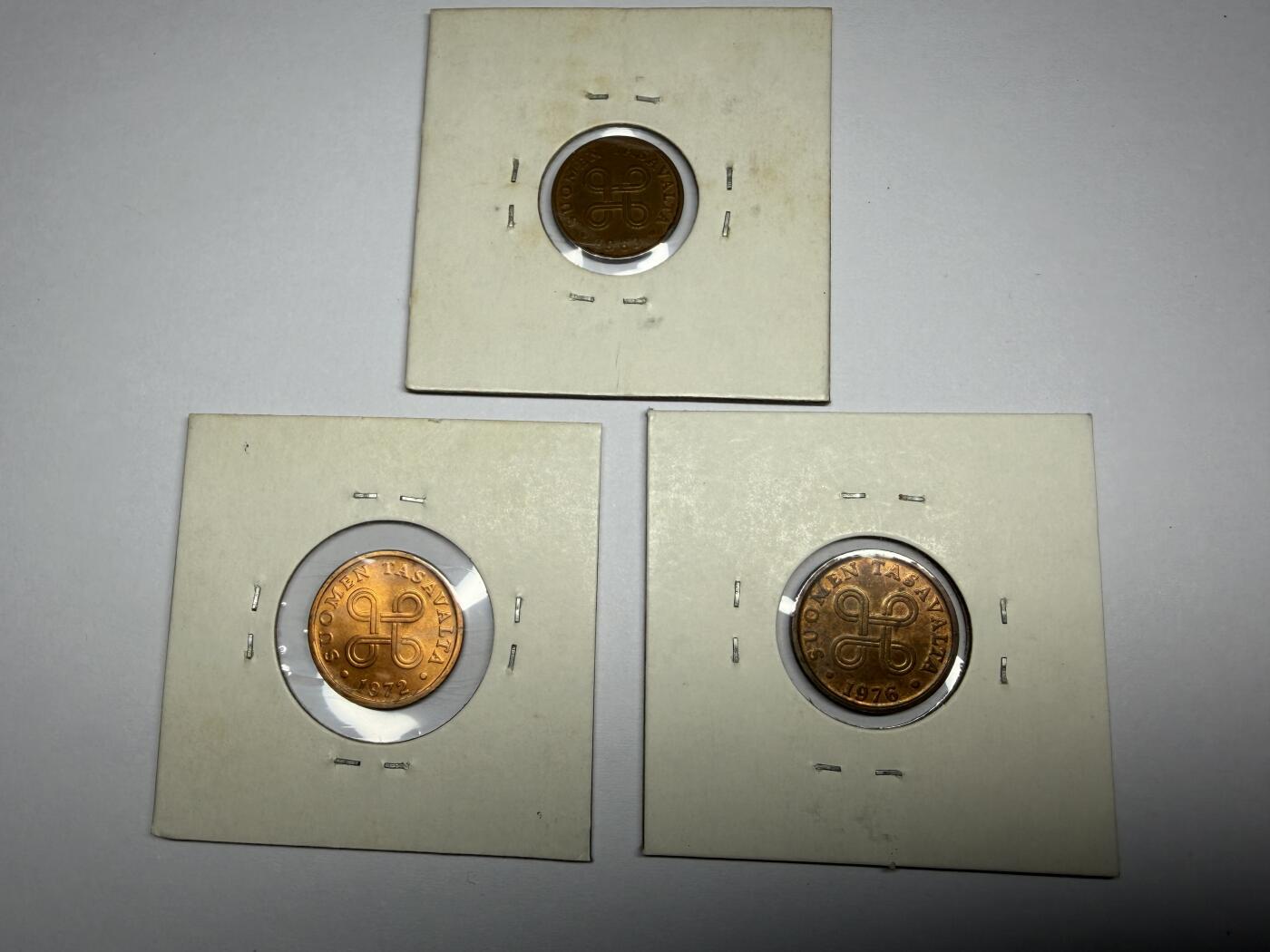 2025年集古藏今外币拍卖第十一期-第4场—（总第294拍），可以寄存60天，满160元包邮。 芬兰三枚