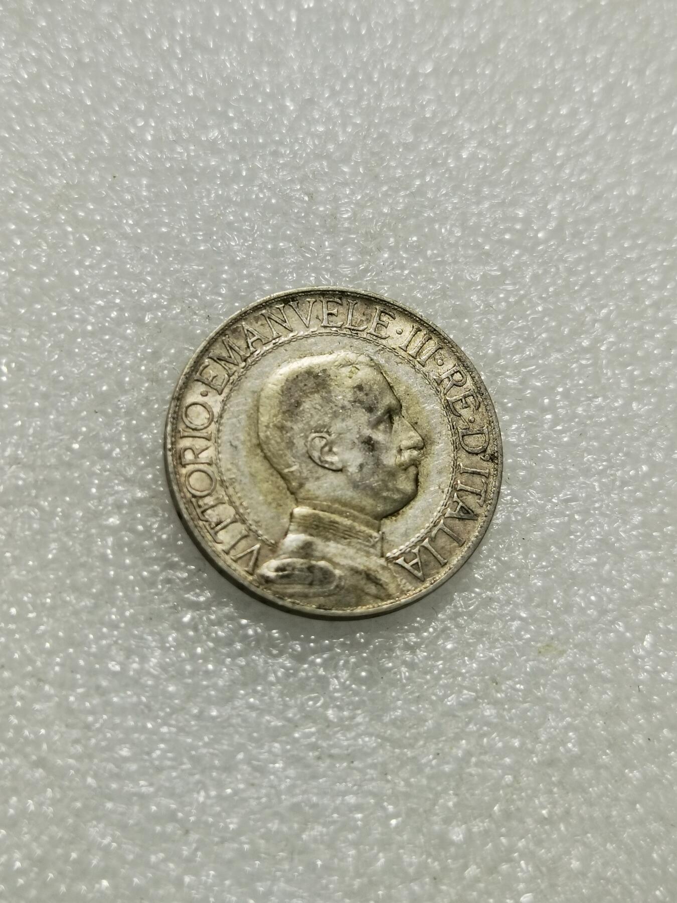 天下钱庄专场欢迎参拍 意大利胜利马车1里拉银币