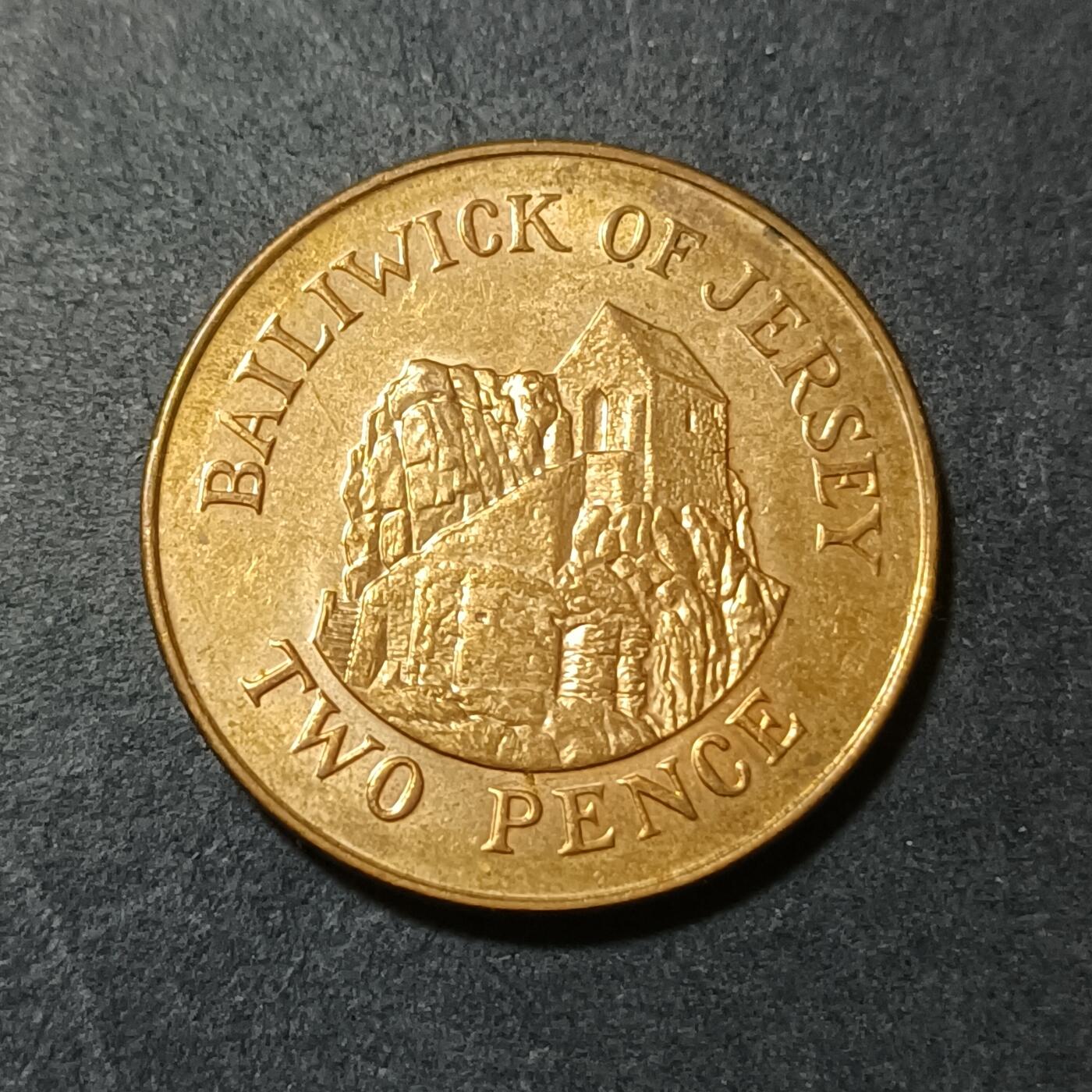 【游宝包邮场】蛇年第102期 英系国家硬币 泽西岛-2便士 2008年