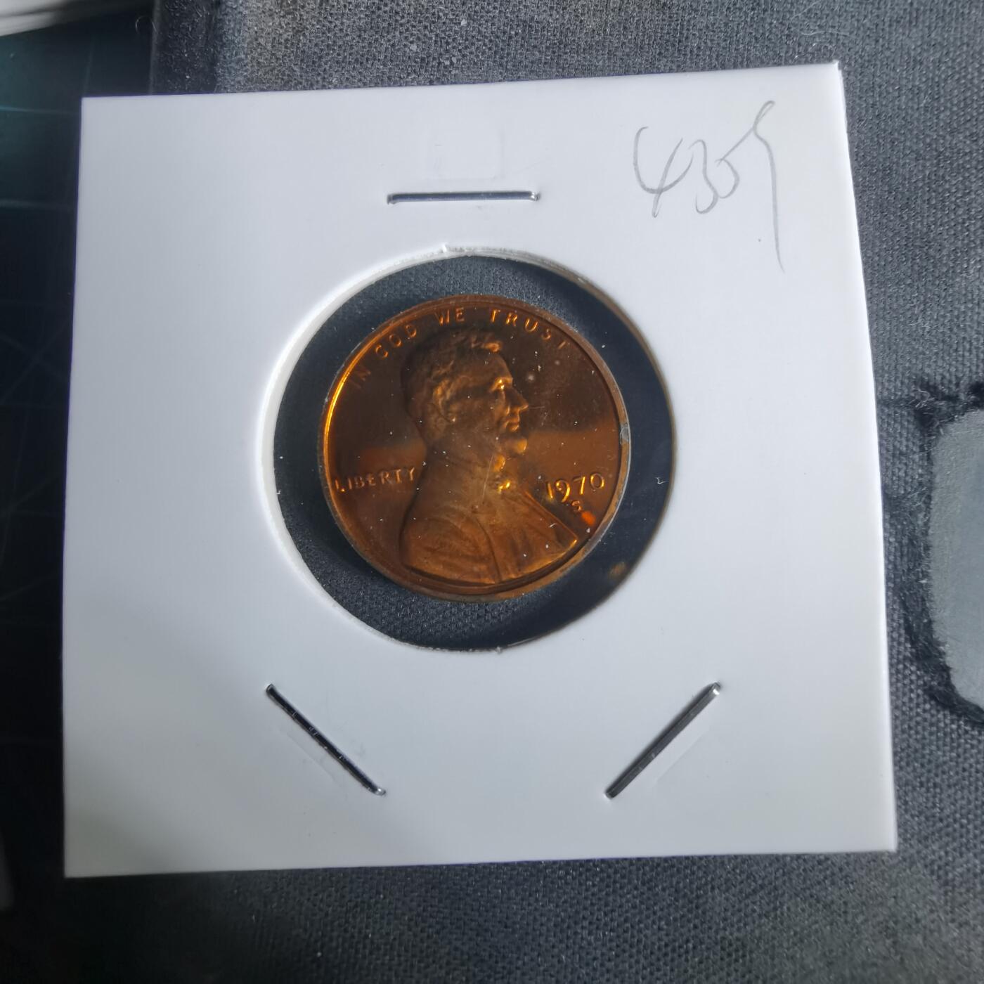 沼泽如烟--第943场 美国1970年一分精制币