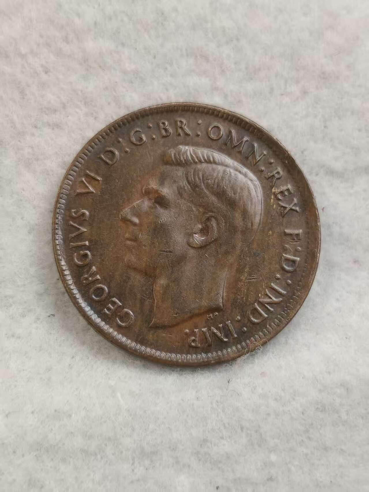 G&W世界散币，银币处理专场（第40场） 澳大利亚1943年1便士