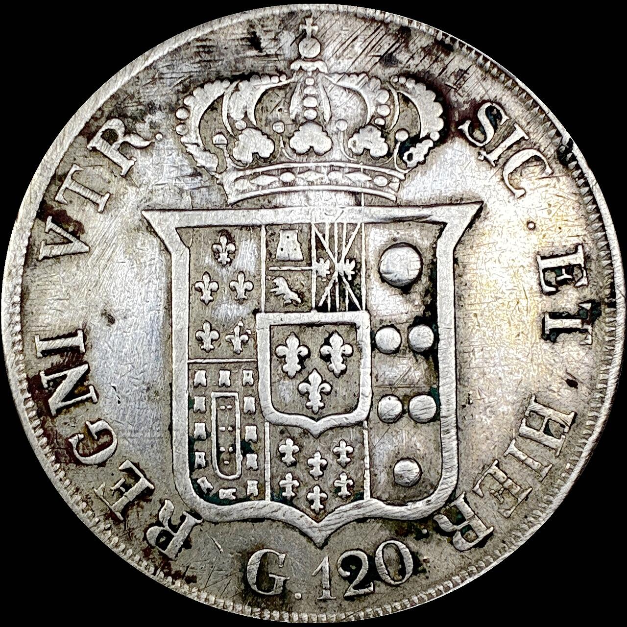 【雨安】【直播拍卖】【世界币章121期-裸币】2025-12-26 周五 19:30 保真 [裸币各国] Italy 意大利 那不勒斯 120G 1836年