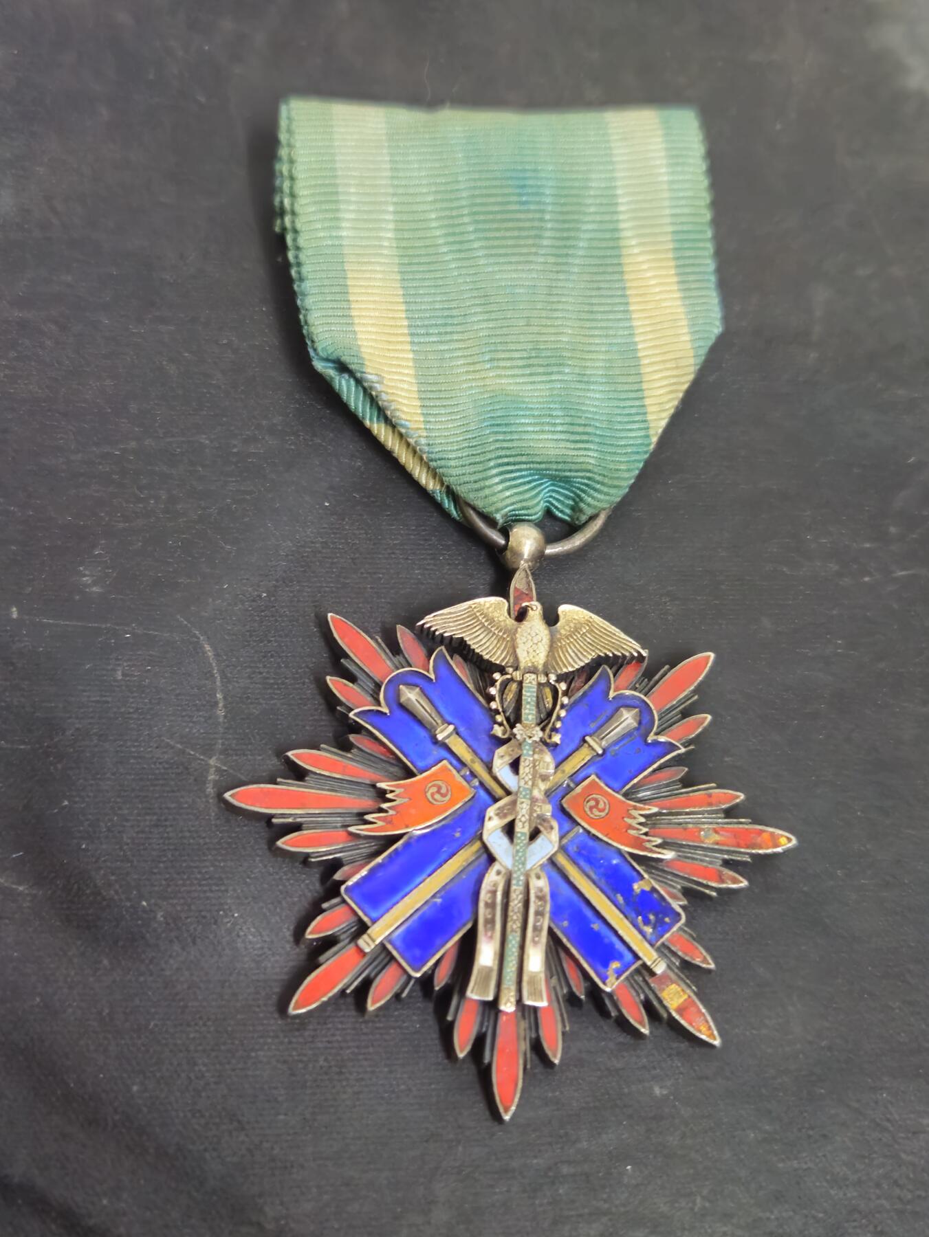 各国勋章奖章拍卖第46期 日本功四级金鵄章，带盒略，明治时期版本