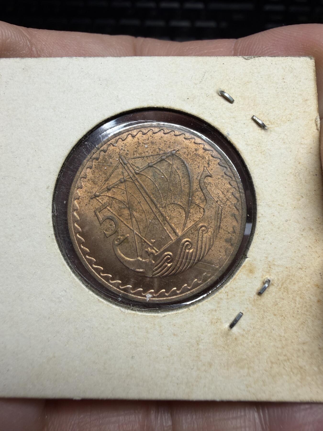 2025年集古藏今外币拍卖第十一期-第4场—（总第294拍），可以寄存60天，满160元包邮。 1963年塞浦路斯5密尔