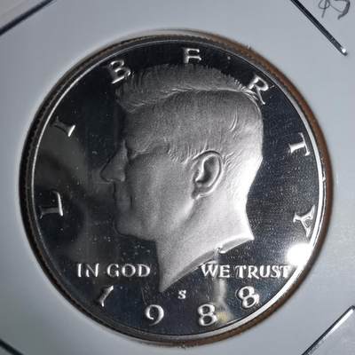 沼泽如烟--第943场 - 美国1988年半美元精制币