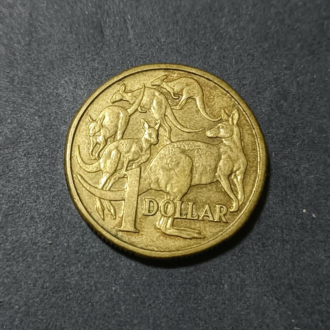 【游宝包邮场】蛇年第102期 英系国家硬币 澳大利亚-1元 1985年