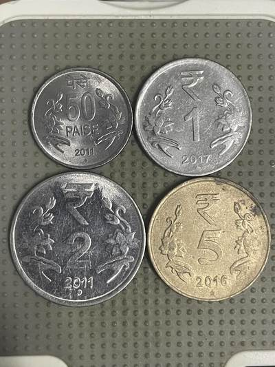 2025年第147场各国散币拍卖（总第147场） - 印度4枚