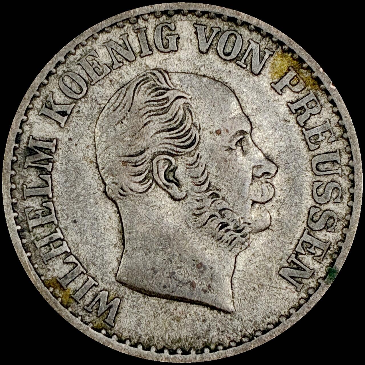 【雨安】【直播拍卖】【世界币章121期-裸币】2025-12-26 周五 19:30 保真 [裸币德国] Germany 德国 德意志 普鲁士 1格罗申 1870年