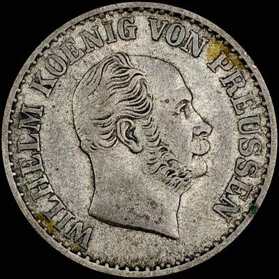 【雨安】【直播拍卖】【世界币章121期-裸币】2025-12-26 周五 19:30 保真 - [裸币德国] Germany 德国 德意志 普鲁士 1格罗申 1870年