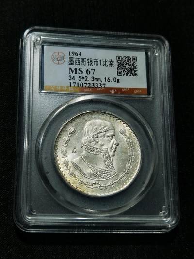 天下钱庄专场欢迎参拍 - 墨西哥一比索银币