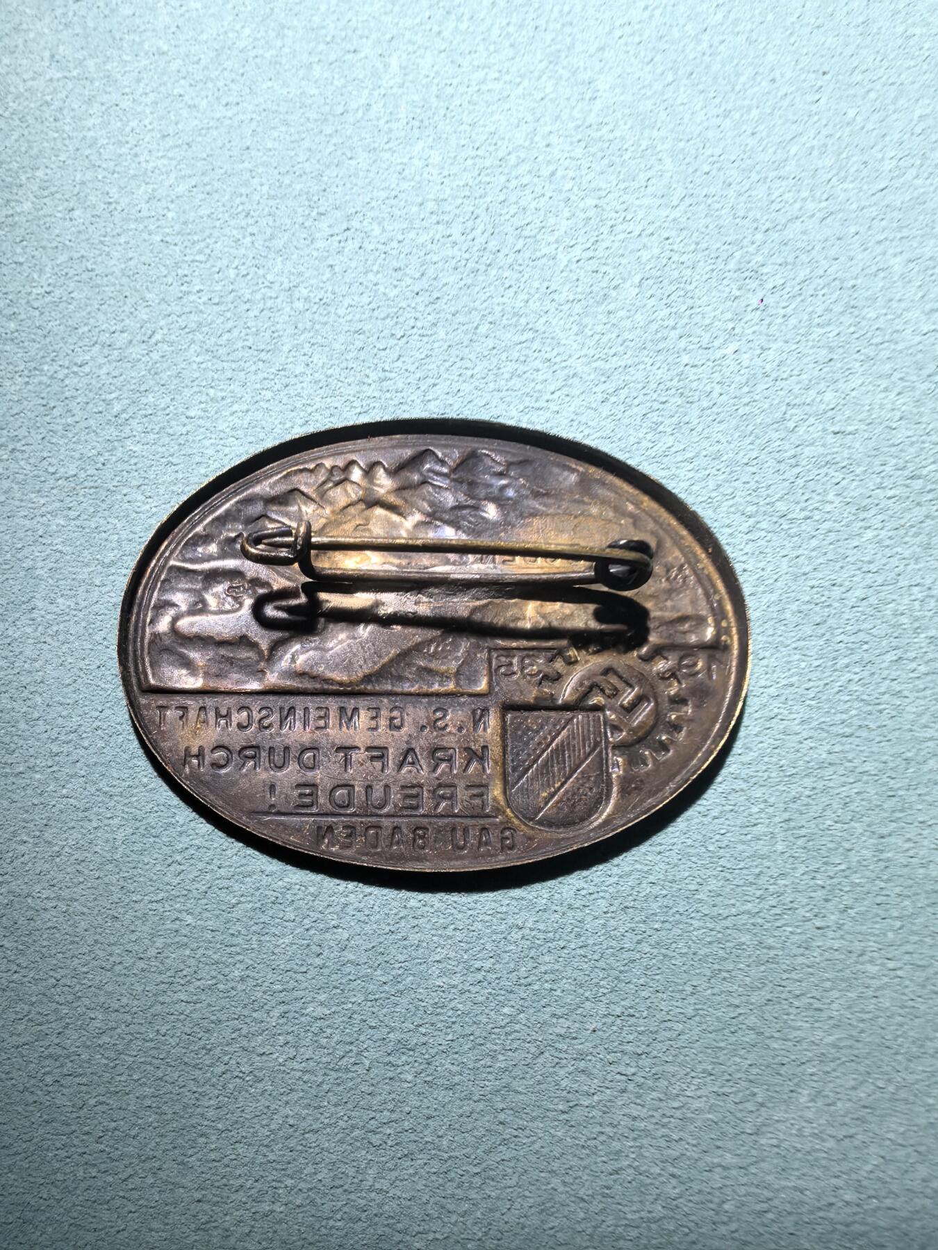 盛世勋华——号角文化勋章邮票专场拍卖第295期 德国（1939）“欢乐来自力量”组织（KdF，相当于工会）1935年博登湖旅行纪念证章 少见