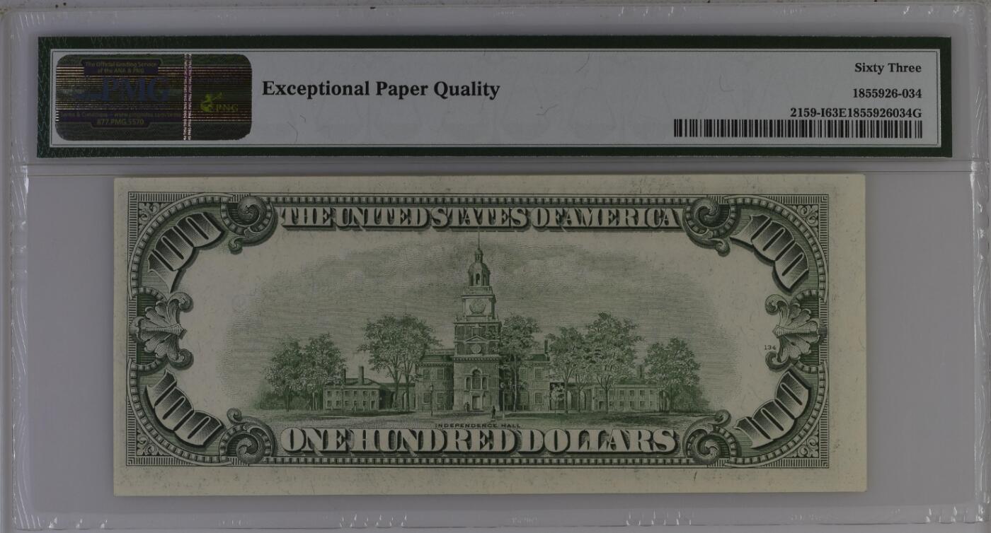 【礼羽收藏】🌏世界钱币拍卖第117期 1950年 100美金 稀少分区明尼阿波利斯