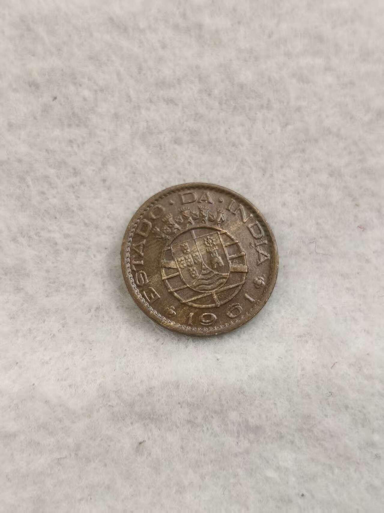 G&W世界散币，银币处理专场（第40场） 葡属印度1961年10分