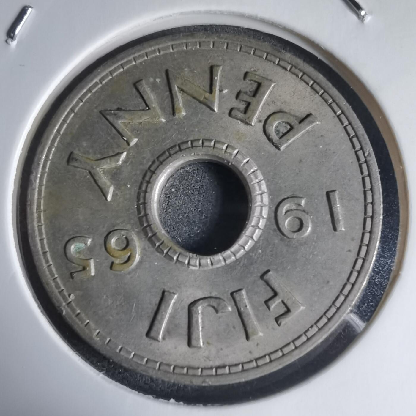 沼泽如烟--第944场 斐济1965年1便士