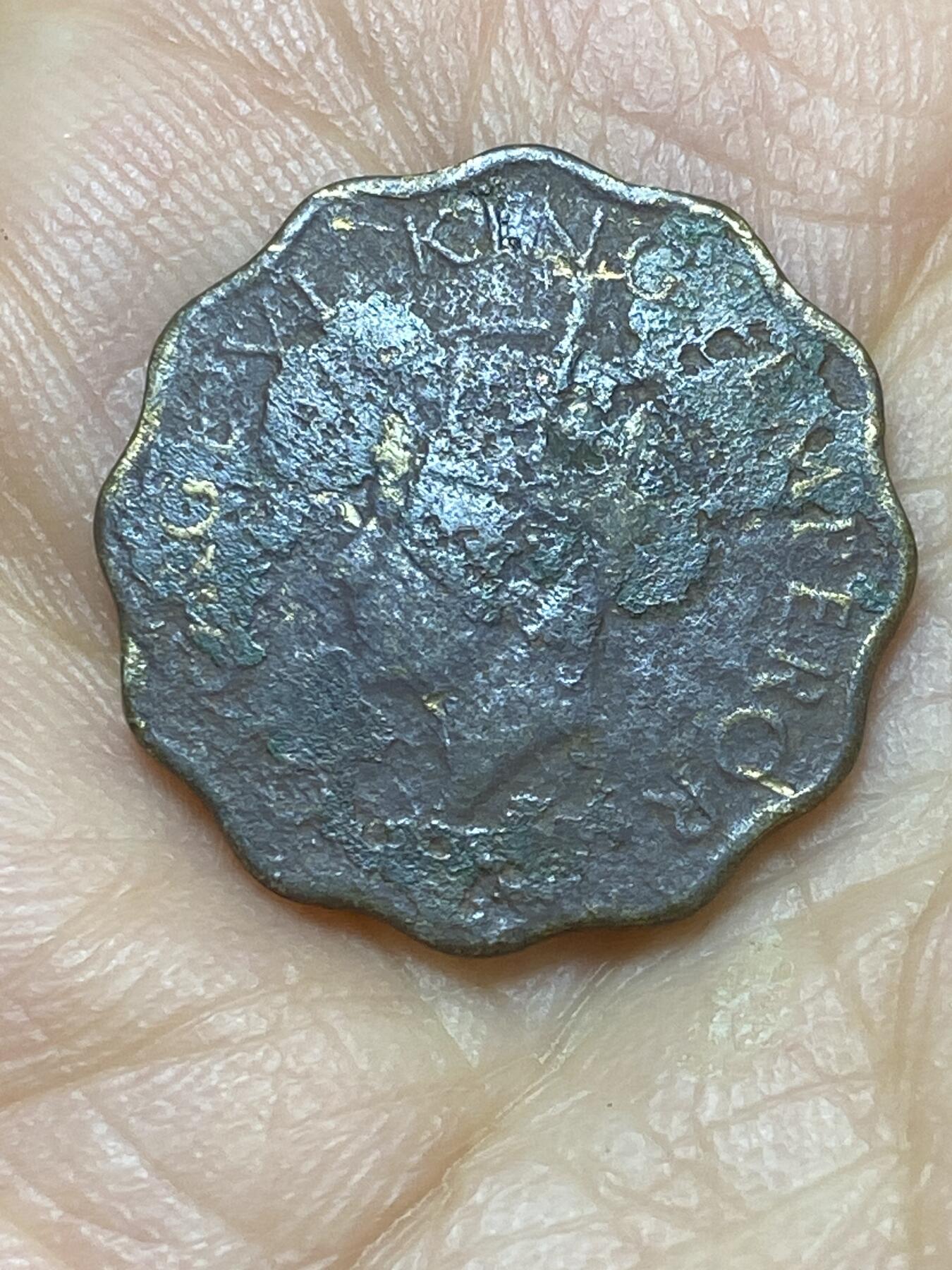 2025年第一百四十四场(总第一百七十场）品种丰富英国一线回流散币年末特拍场第一场(免佣金) 英属印度1943年1安娜(乔治六世第三版，b版孟买造)