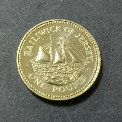 【游宝包邮场】蛇年第102期 英系国家硬币 - 泽西岛-1镑 1994年