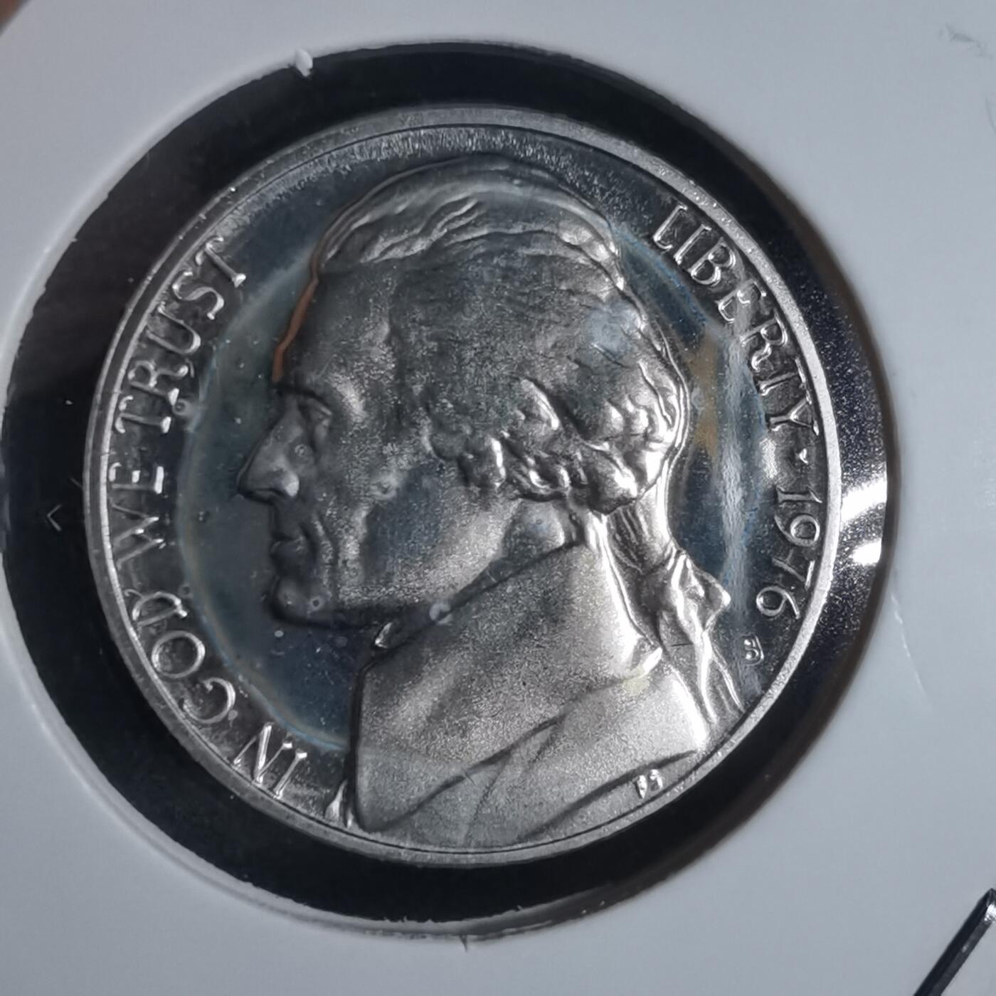 沼泽如烟--第943场 美国1976年五分精制币