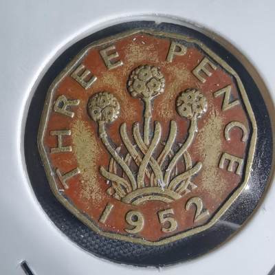 沼泽如烟--第944场 - 英国1952年3便士