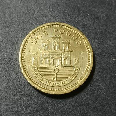 【游宝包邮场】蛇年第102期 英系国家硬币 - 直布罗陀-1镑 1988年