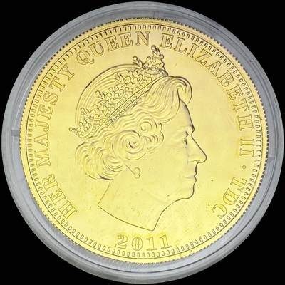 【雨安】【直播拍卖】【世界币章121期-裸币】2025-12-26 周五 19:30 保真 - [现代裸币] Tristan da Cunha 特里斯坦-达库尼亚群岛 1克朗 2011年 威廉和凯瑟琳