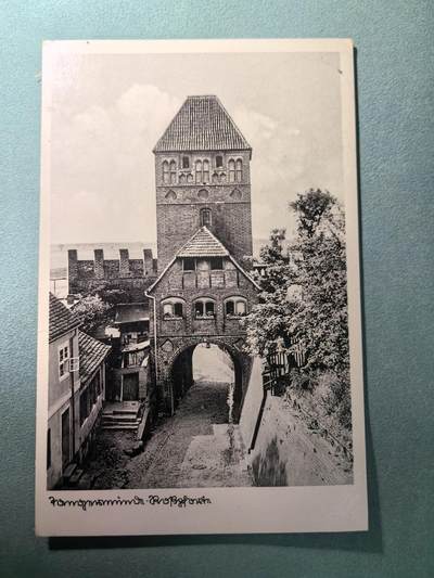 盛世勋华——号角文化勋章邮票专场拍卖第295期 - 德国（1939）1941年实寄明信片 罗斯托克施泰因门