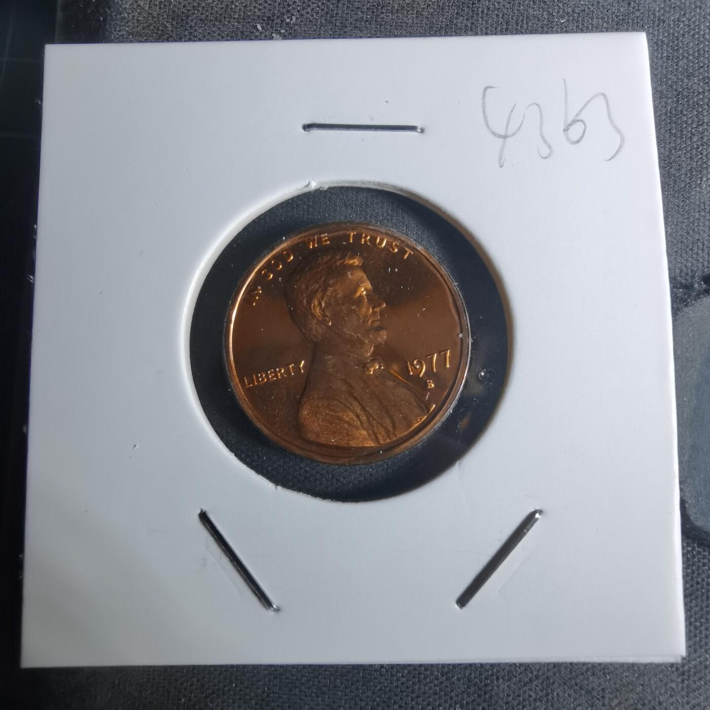 沼泽如烟--第943场 美国1977年一分精制币