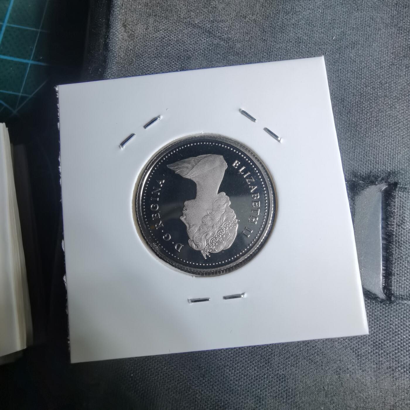 沼泽如烟--第943场 加拿大1985年25分精制币