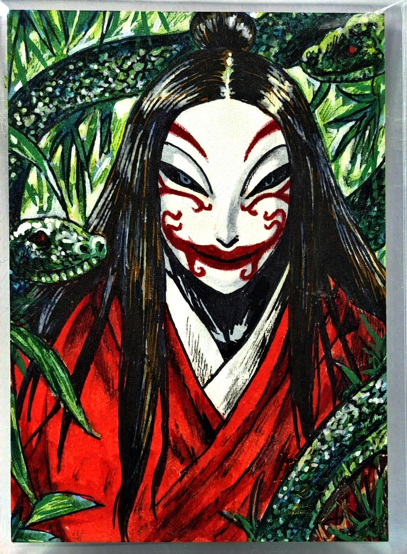 白泽拍卖卡牌手绘专场第30期（白金之夜 跨年大拍） 2024 卡星时代手绘卡 知世郎  铜币亲签