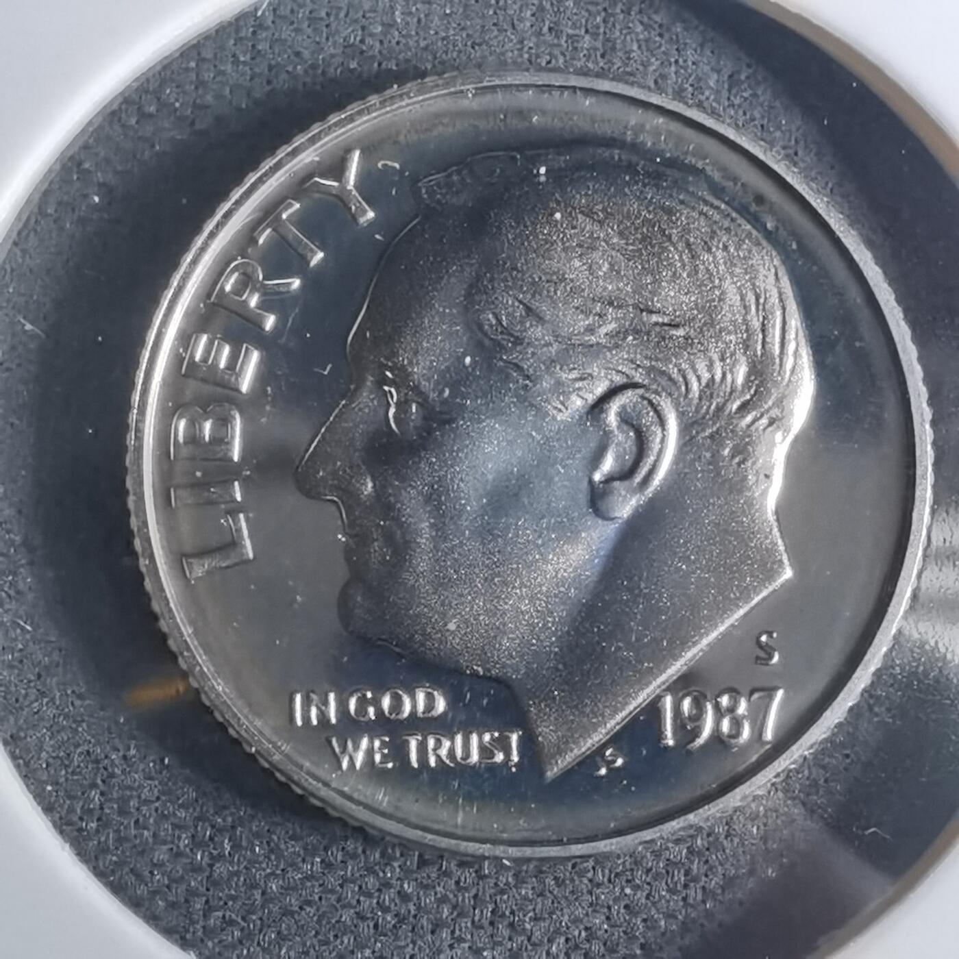 沼泽如烟--第943场 美国1987年十分精制币