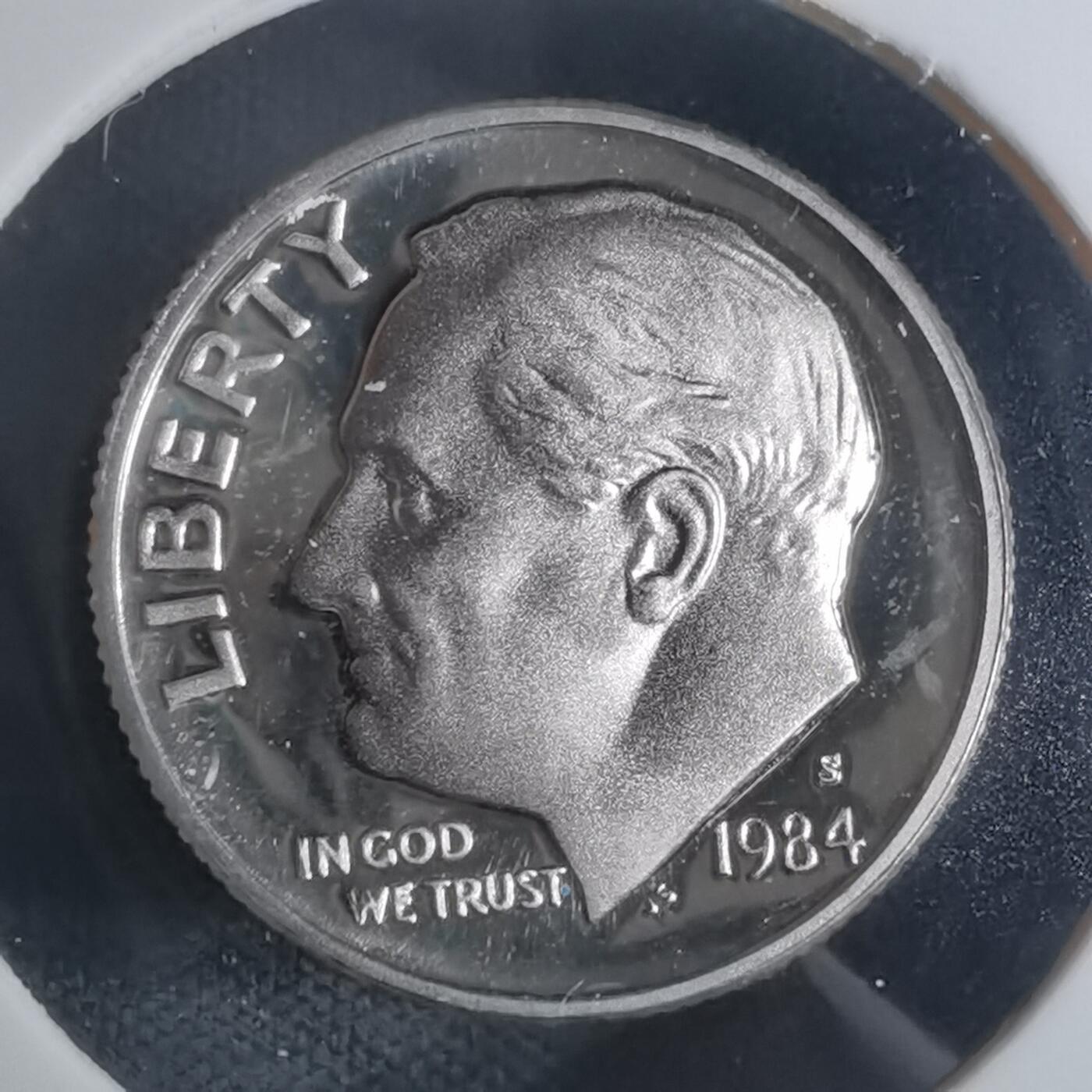 沼泽如烟--第943场 美国1984年十分精制币