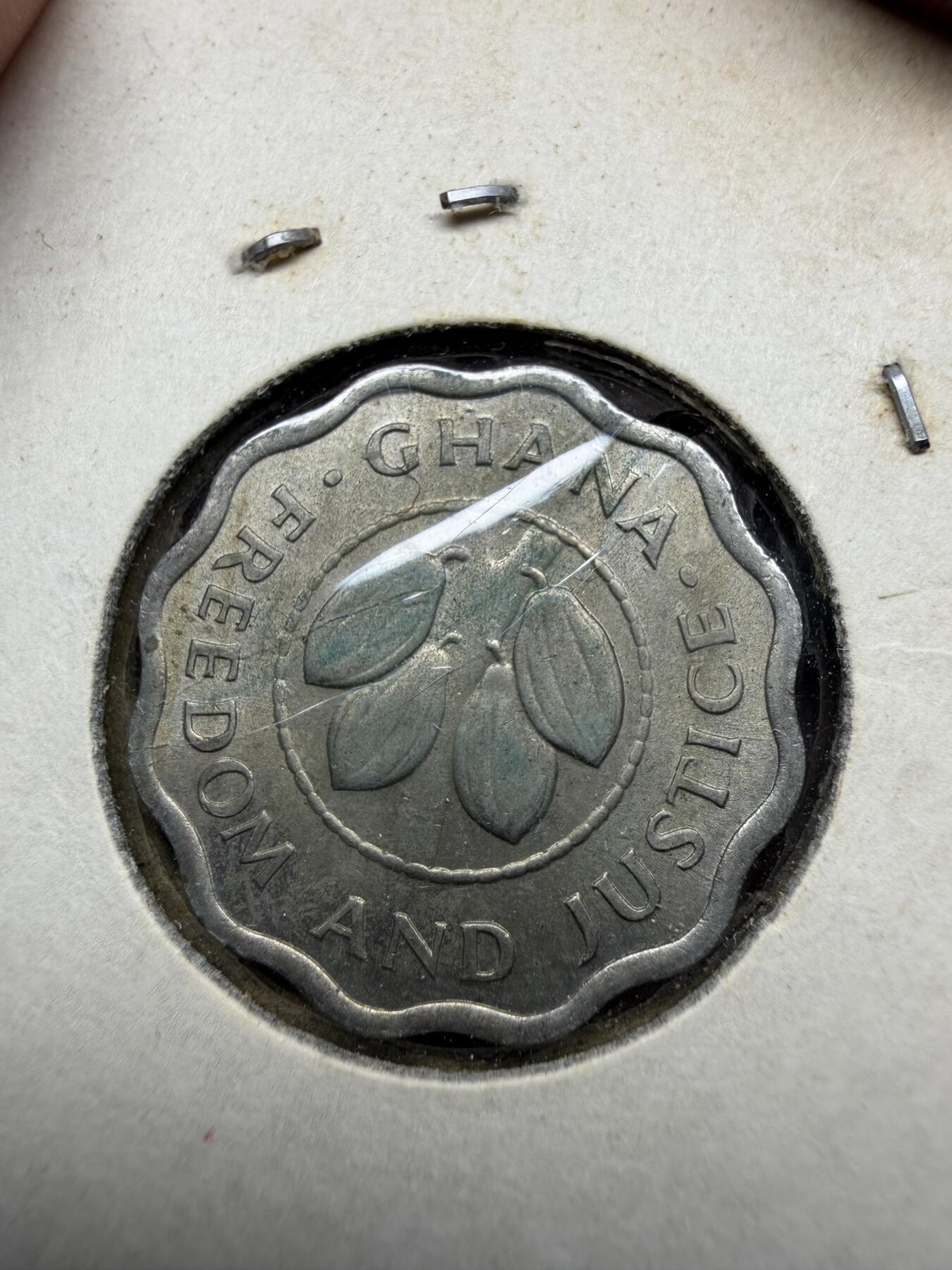 2025年集古藏今外币拍卖第十一期-第4场—（总第294拍），可以寄存60天，满160元包邮。 1967年加纳2.5比塞瓦