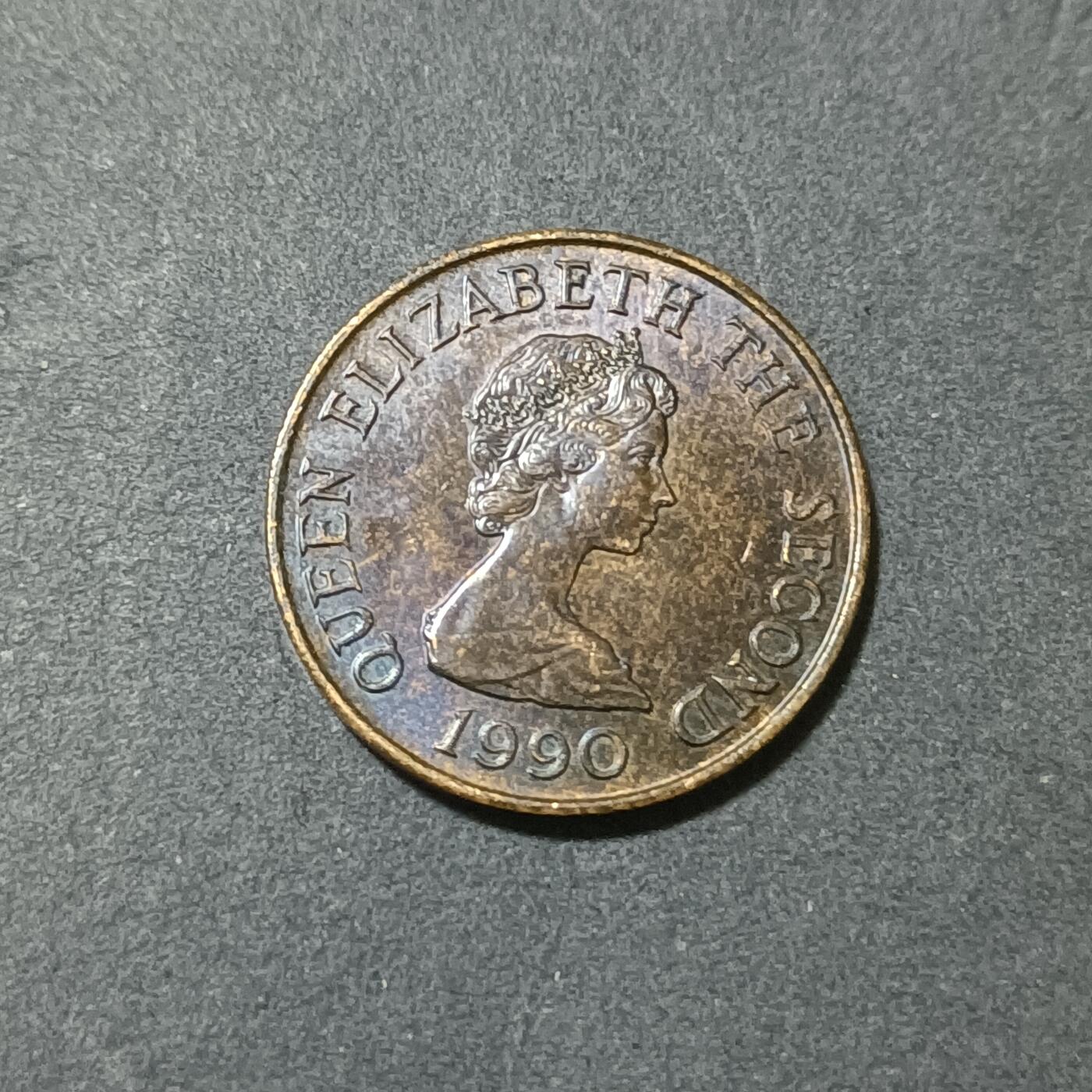 【游宝包邮场】蛇年第102期 英系国家硬币 泽西岛-1便士 1990年