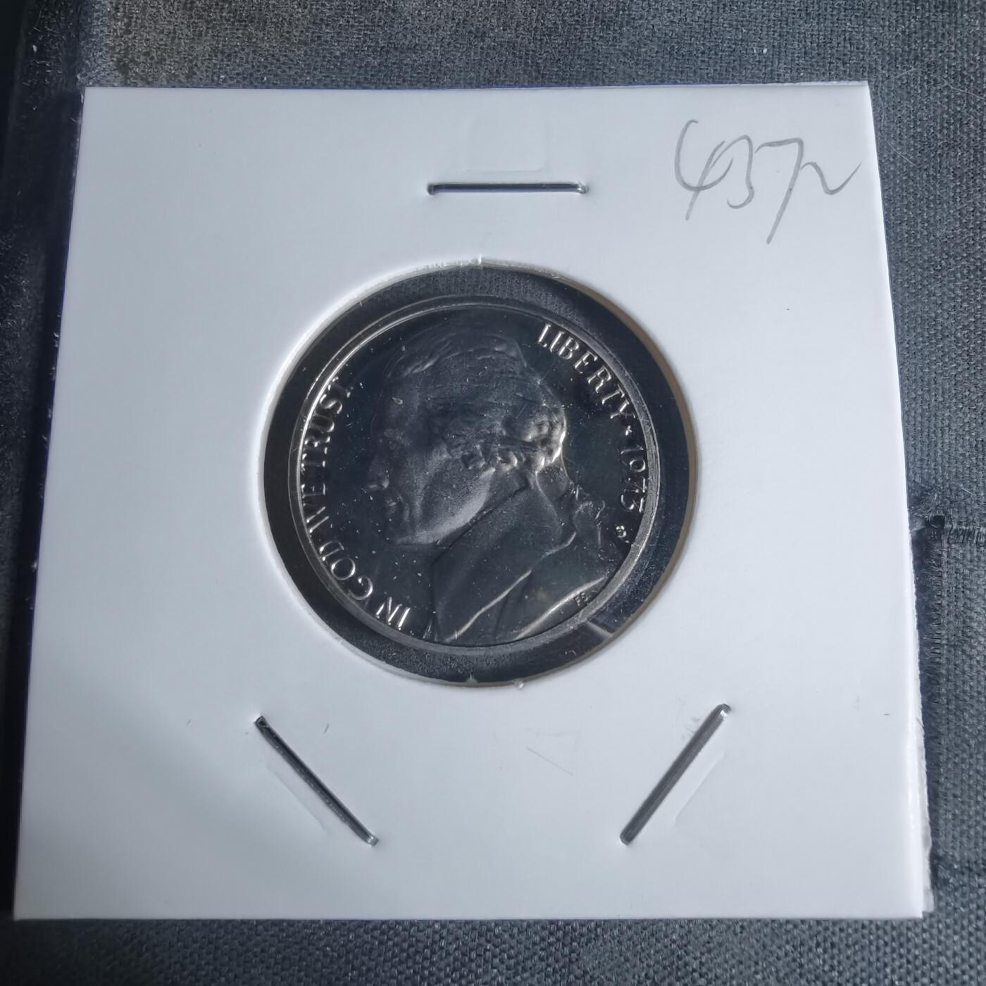 沼泽如烟--第943场 美国1973年五分精制币