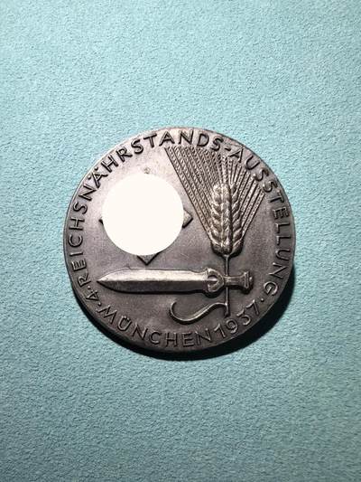 盛世勋华——号角文化勋章邮票专场拍卖第295期 - 德国（1939）1937年慕尼黑第四届帝国粮食展览会纪念证章 少见