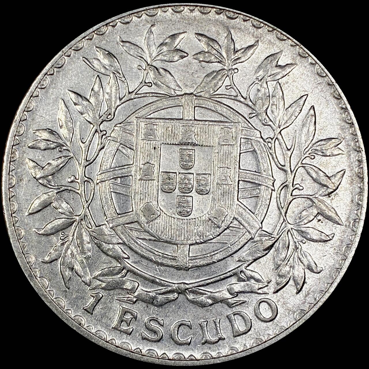 【雨安】【直播拍卖】【世界币章121期-裸币】2025-12-26 周五 19:30 保真 [裸币各国] Portugal 葡萄牙 共和国 1埃斯库多 1915年