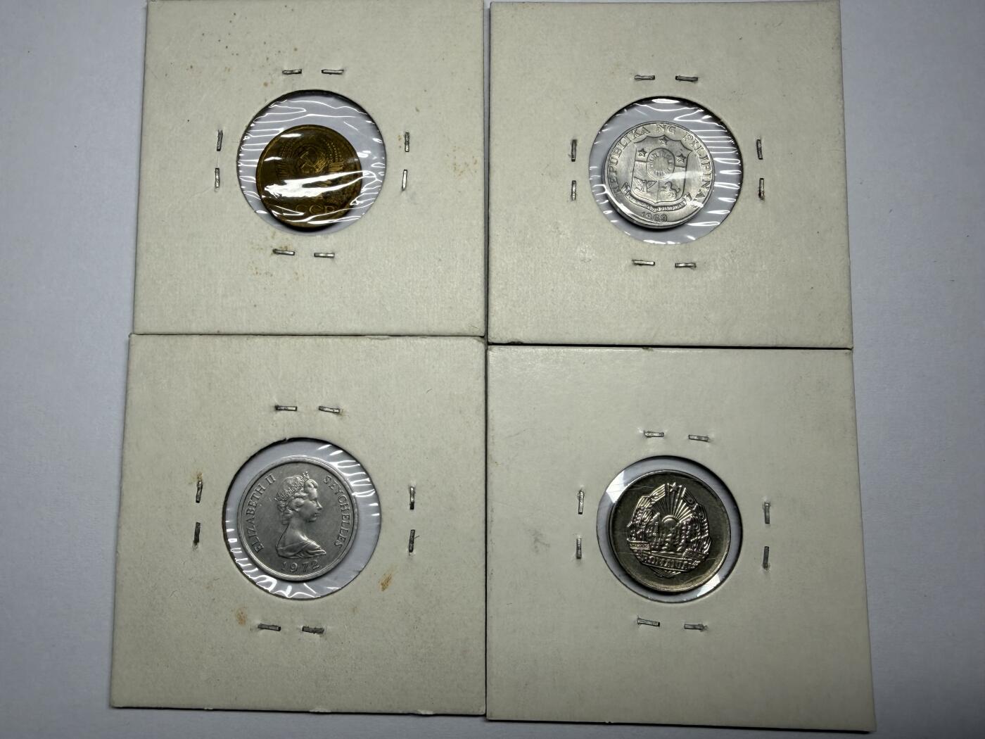 2025年集古藏今外币拍卖第十一期-第4场—（总第294拍），可以寄存60天，满160元包邮。 各国四枚