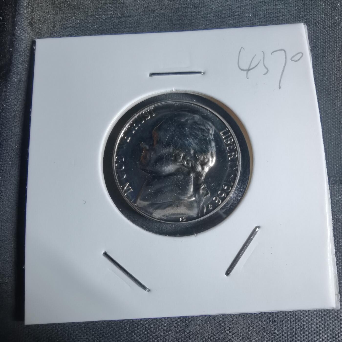 沼泽如烟--第943场 美国1968年五分精制币