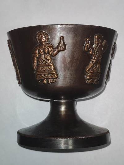 韵星假日拍卖第三十三期 -- Rimey Holidays Auction 33 - 匈牙利布达佩斯纪念杯 Galeria Savaria制作 厚重铜 质量精良 没有磕碰